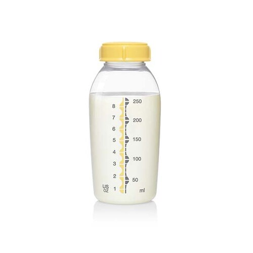 Medela Set de Botellas/Biberón de 8oz/250ml con Tetina de Flujo Medio 4-12 meses- 3pzs