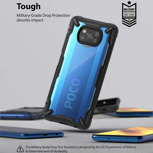 FUNDA CASE RINGKE para XIAOMI POCO X3 NFC/POCO X3 PRO BLACK