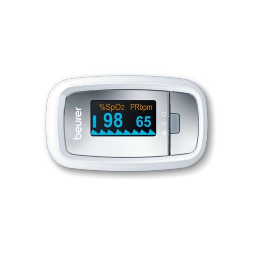 Oxímetro PO30 Beurer Pantalla Color Sp02 Frecuencia Cardiaca.