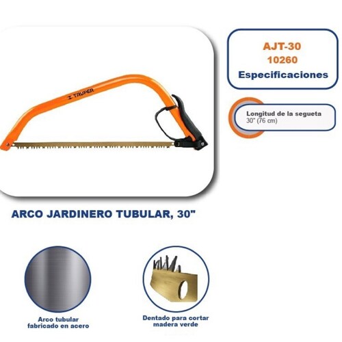 ARCO GRANDE JARDINERO PARA CORTAR PODAR ARBOLES ARBUSTOS MALESAS 