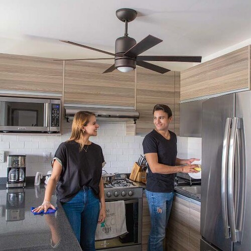 Masterfan Vector Chocolate 48" Ventilador de Techo con Seis Aspas