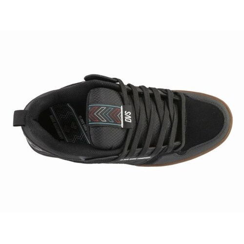 Dvs Comanche 2.0+ 007 Black Reflective Gum Nubuck.