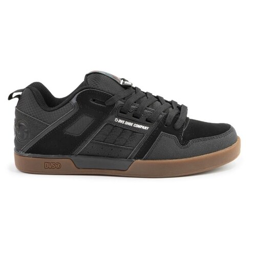 Dvs Comanche 2.0+ 007 Black Reflective Gum Nubuck.