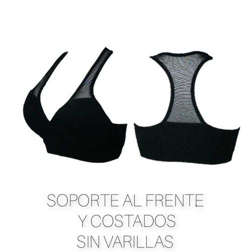 PAQUETE DE 3 BRASIERES CON TRES ESTILOS TOP RACERBACK TOP PULL-OVER Y BRALETTE SET