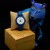 Reloj Alebrije by Tonas Wood Unisex Color Azul Tres Cielos 