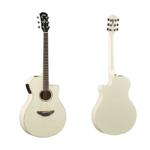 Yamaha APX600 Guitarra Electroacústica Cuerdas de Acero-Vintage White