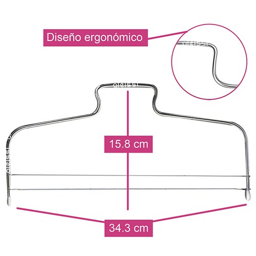 Aleissi Nivelador Rebanador Cortador Pastel Reposteria Cocina Economico 33cm.