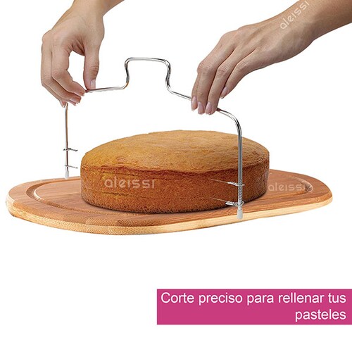 Aleissi Nivelador Rebanador Cortador Pastel Reposteria Cocina Economico 33cm.