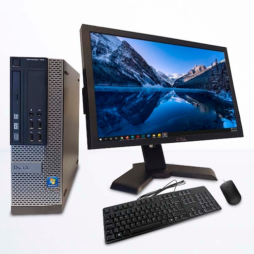 Computadora Dell Optiplex Intel Core i5 8GB RAM 500GB HDD Monitor 22" (Reacondicionado)