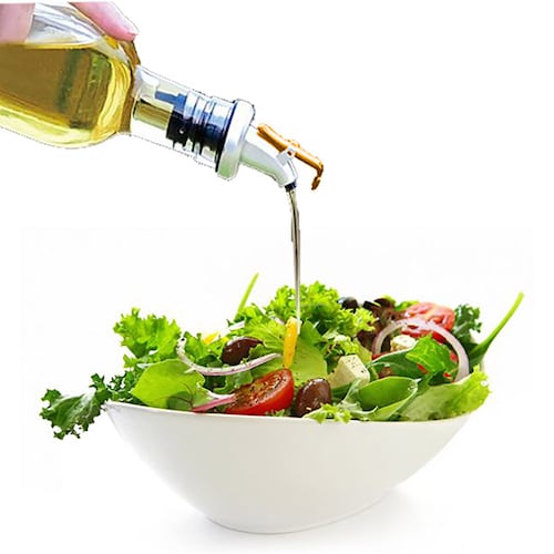 Aleissi Juego 2 Aceiteras Cristal 500ml Tapa Dosificadora