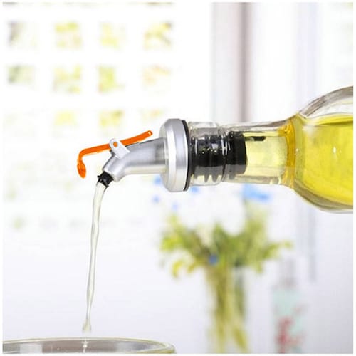 Aleissi Juego 2 Aceiteras Cristal 500ml Tapa Dosificadora