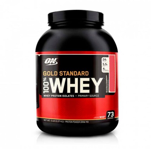 Proteina On Gold Standard  100% Whey Sabor FRESA 