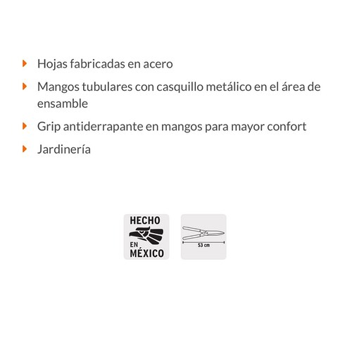 Tijeras  Podar cortar Ligera 17' Tubular Jardineria Truper 