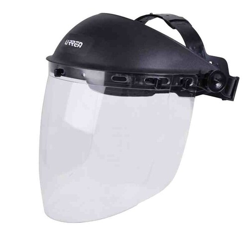 Careta Protector Facial Anatomico Policarbonato Abatible 