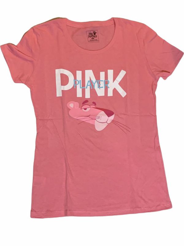 Pantera Rosa Pink Player Blusa Pink Panther Playera