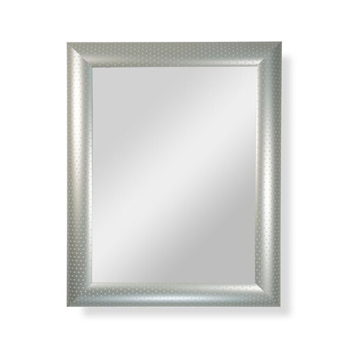 Espejo  De Tocador Color Gris Con Destellos Blancos Elegante y Moderno