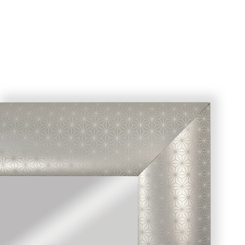Espejo  De Tocador Color Gris Con Destellos Blancos Elegante y Moderno