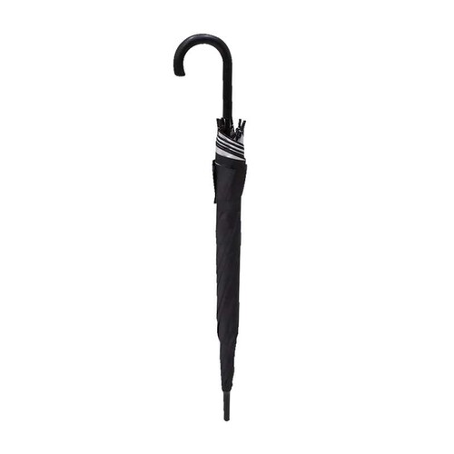 Paraguas Negro De Mayoreo 6 Piezas Semiautomático Económico