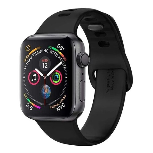 Correa Apple Watch 40/38mm Air Fit Spigen Sport Series 1-5 Negro