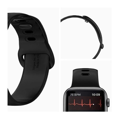 Correa Apple Watch 40/38mm Air Fit Spigen Sport Series 1-5 Negro