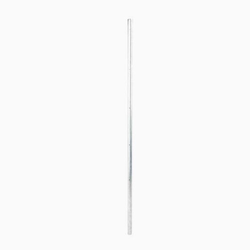 Poste de esquina fabricado en tubo galvanizado con 5 perforaciones para aisladores.