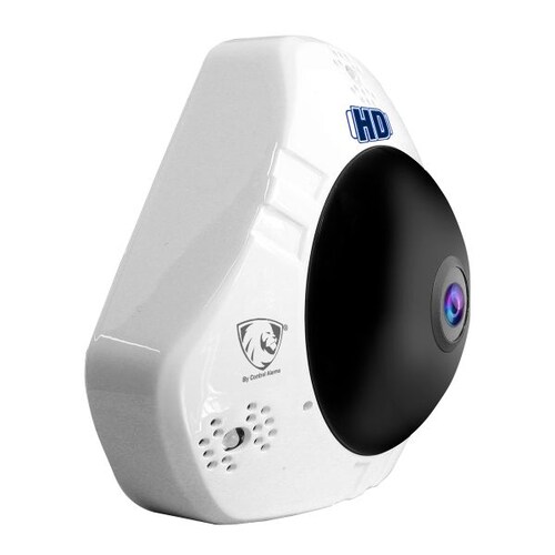  Cámara panorámica de 360 grados WiFi cámara IP interior ojo de  pez cámara infrarroja con visión nocturna audio bidireccional para niños y  mascotas, sistema de cámara de seguridad para el hogar