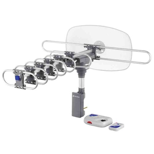 Antena Uhf Aérea Con Rotor, Booster Y Cable Coaxial 50km