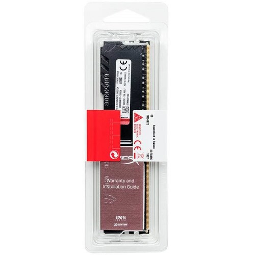 Memoria Ram DDR4 Kingston HyperX Fury 3466MHz 16GB PC4-27700 Negra HX434C17FB4/16