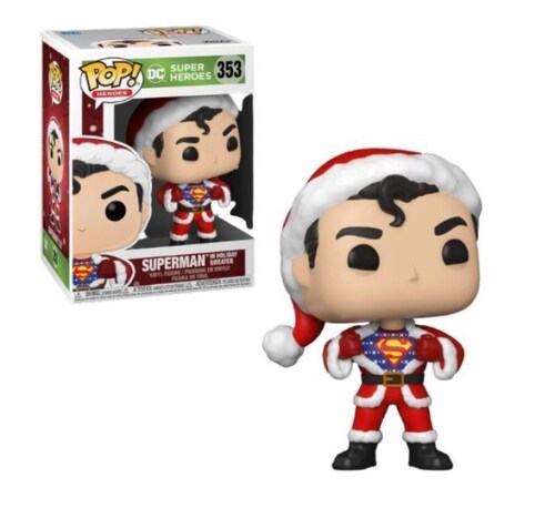 Funko Pop! Superman in holiday sweater