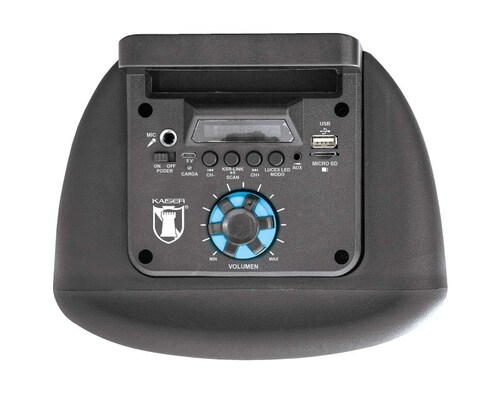 BAFLE AMPLIFICADO KAISER MSA-7608 8" USB/AUX/MICRO C/LUZ END