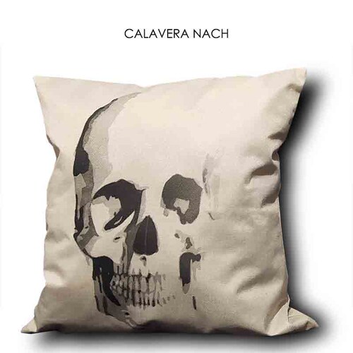 Cojín Decorativo C/Relleno + Funda Interior, Calavera Nach HOGAR 33