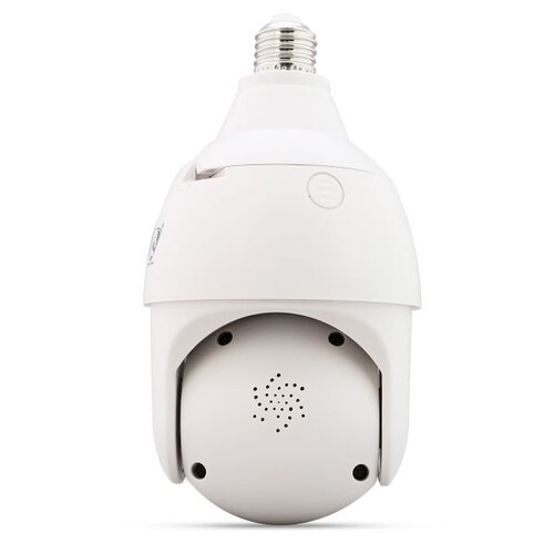 Cámara Seguridad Domo Socket E27 Foco IP Wifi Rastreo Seguridad FHD Control  Alarma