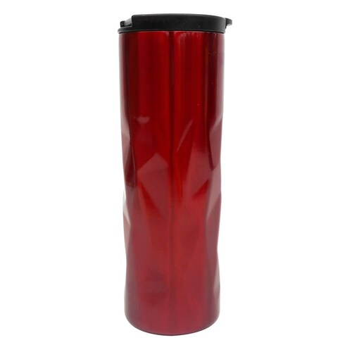 Termo diamante de acero inoxidable de 500ml rojo