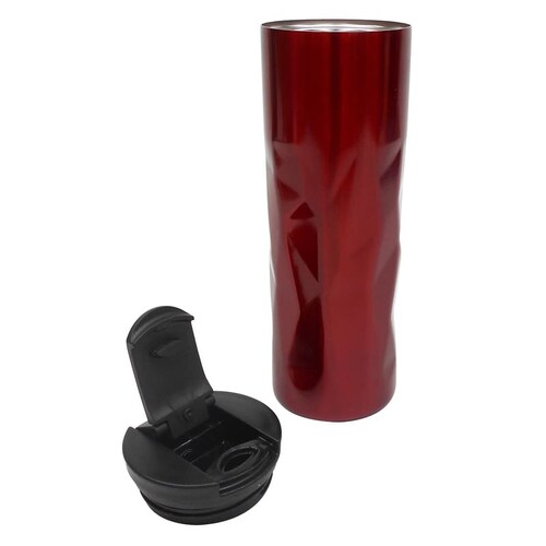 Termo diamante de acero inoxidable de 500ml rojo