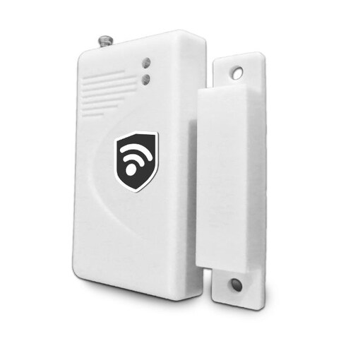 Sensor de Apertura Magnetico para Puerta o Ventana 433 Mhz Accesorio para Alarma de Seguridad