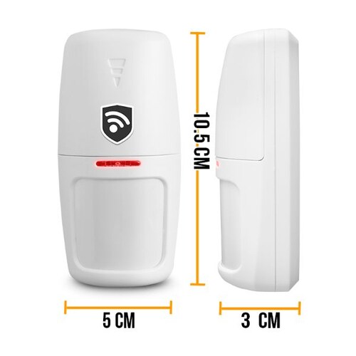 Sensor Detector Movimiento Infrarrojo Pir Inalambrico Sistema Seguridad Accesorio Alarma Proteccion Casa Negocio