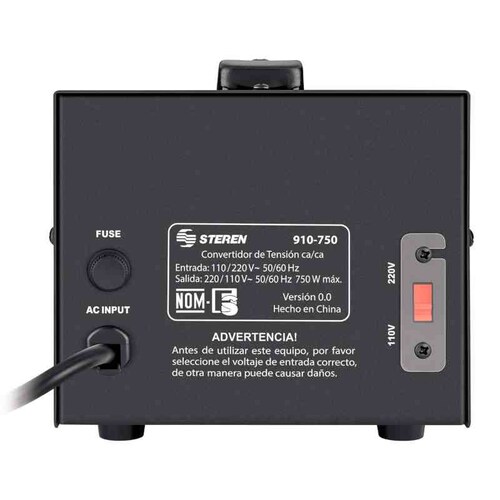 Transformador Convertidor De 110 A 220 Y 220 A 110 750w