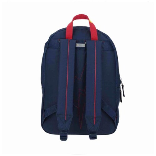 Mochila Grande Chenso Azul Letras Blancas Porta Laptop