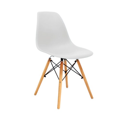Kit Home Office Escritorio Resen 1 Cajon Encino Y Silla Oslo Blanca Mundo In