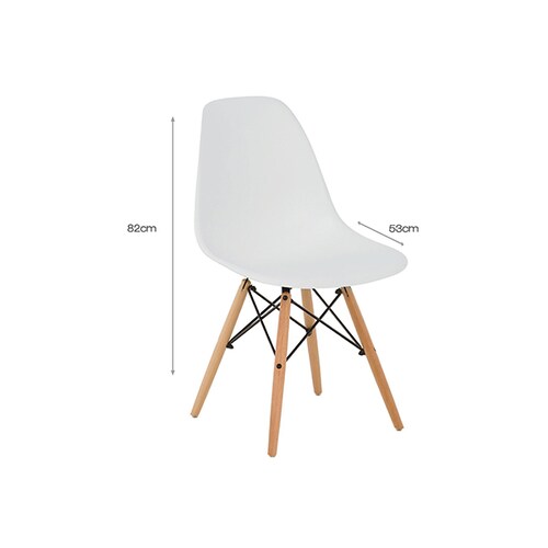 Kit Home Office Escritorio Resen 1 Cajon Encino Y Silla Oslo Blanca Mundo In