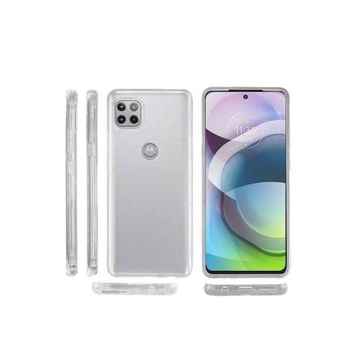 Mica + Funda Moto G 5G Transparente Anti Golpes