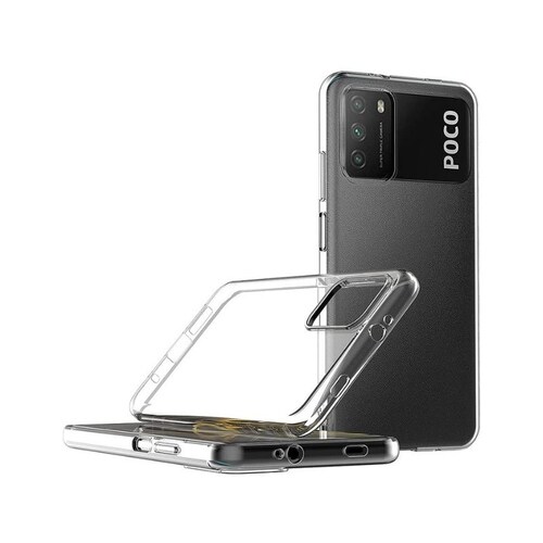 Mica + Funda Xiaomi Poco M3 Transparente Anti Golpes