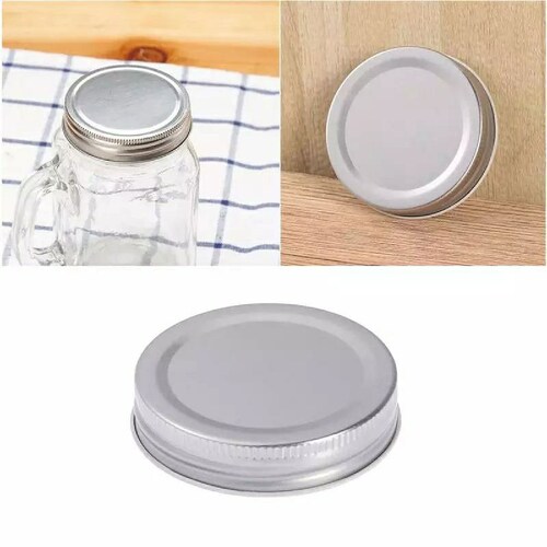 36pz Frasco Con Asa Mini Tequilero De Vidrio Tapa Plata 4oz