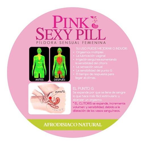 Pack de 4 pastillas para aumentar el líbido