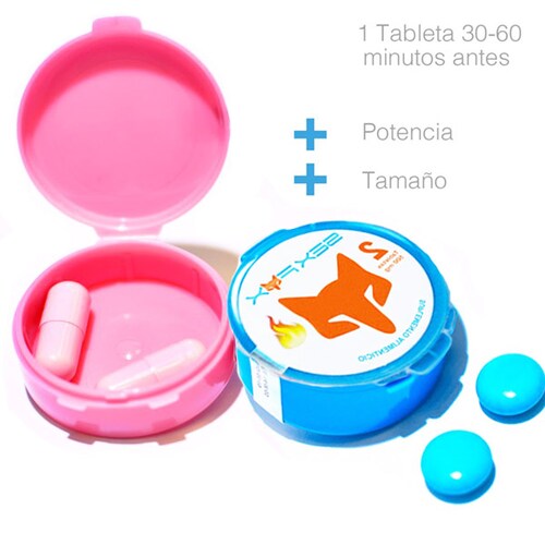 Pack de 4 pastillas para aumentar el líbido