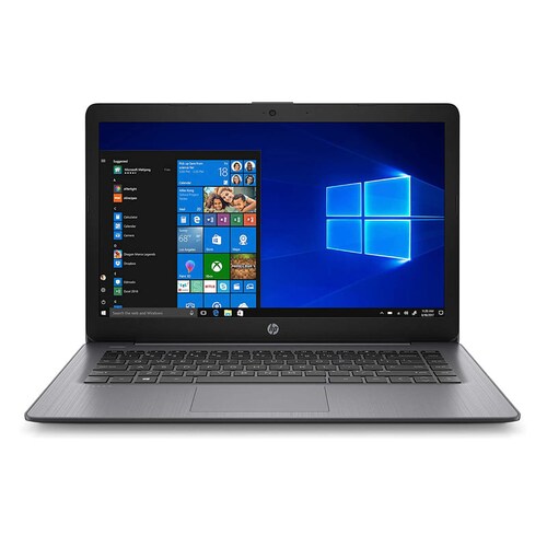 Laptop Hp P Stream 14 Celeron 64gb Ram 4gb - Negro + Impresora multifuncional + 500 Hojas + caja de colores