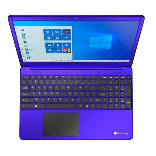 Laptop Notebook GATEWAY 256GB-16GB RYZEN 5-3450U 15.6"- Morado + Impresora multifuncional + 500 Hojas + caja de colores