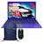 Laptop Notebook GATEWAY 256GB-16GB RYZEN 5-3450U 15.6"- Morado + Mochila + Mouse