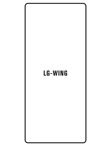 Jeco 99F Protector de Pantalla de Hidrogel Premium Para LG WING 5G