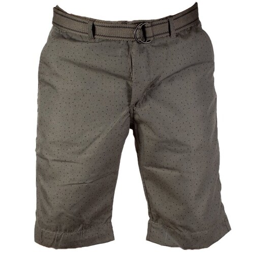Bermuda Para Hombre Estilo Nautico Con Cinturon A Tono